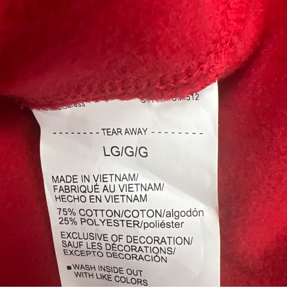 Under Armour Iconic Collection Univesity Of Wisconsin Bagders Bucky Hoodie. Sz L - Picture 8 of 8